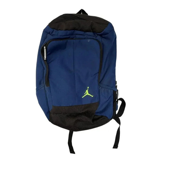 Nike Air Jordan Jumpman Blue School Backpack Laptop Book Bag - Picture 1 of 9